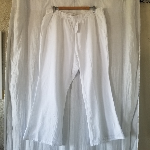 American Eagle Outfitters | Flare Linen Blend Pants - Picture 1 of 10